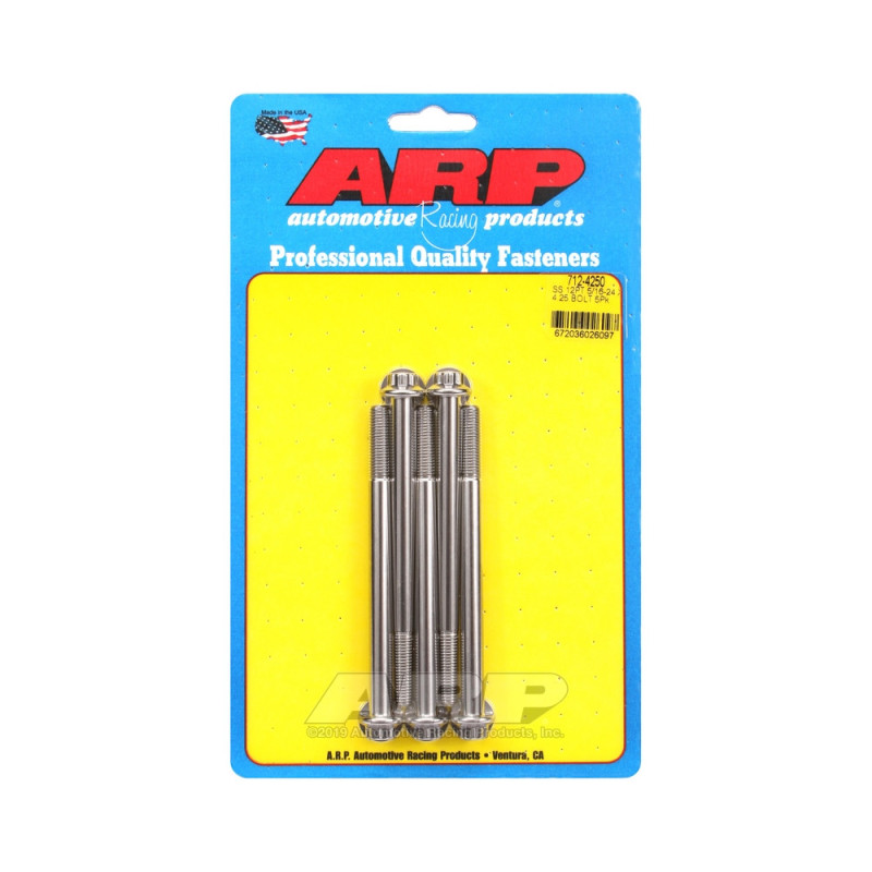 Set de șuruburi și piulițe universale ARP 5/16-24 – Oțel inoxidabil, 12 bucăți x 5 - ARP-712-4250 - 712-4250 - 3666618197500